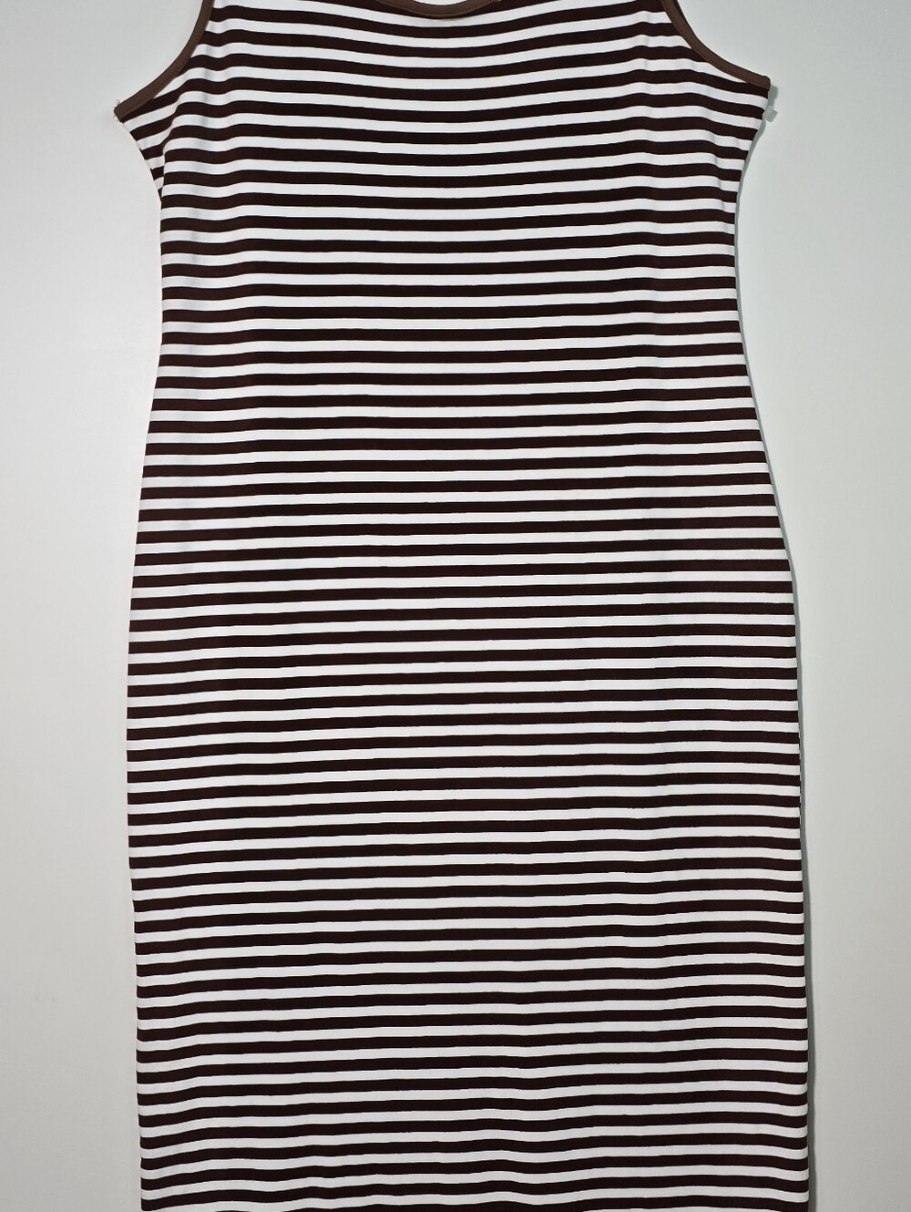Cider Brand Classic Brown and White Striped Women's Skirt